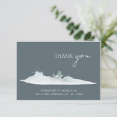 水彩林グリーンパイン結婚ズ サンキューカード (スタンド正面)