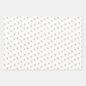 水彩林パターン ラッピングペーパーシート (正面2)