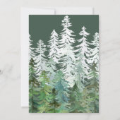 水彩林企業のパーティー 招待状 (裏面)