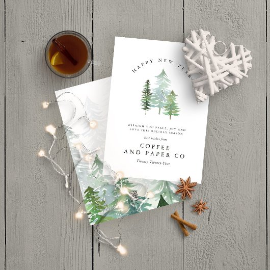 水彩林企業の年賀状 シーズンカード