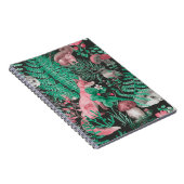 水彩林手描き継ぎ目無し模様 ノートブック (右側)