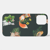 水彩林手描き継ぎ目無し模様 Case-Mate iPhoneケース (裏面 (横))