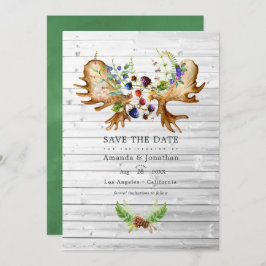 水彩林素朴の写結婚真 セーブザデート