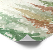 水彩林素朴松の座席図 ポスター (角)