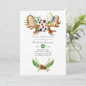 水彩林素朴林花嫁昼食会 招待状 (スタンド正面)