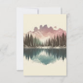 水彩林結婚林 出欠カード (裏面)