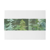 水彩林結婚林 招待状ベリーバンド (裏面例)