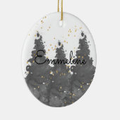 水彩林 セラミックオーナメント (右)