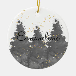 水彩林 セラミックオーナメント