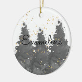 水彩林 セラミックオーナメント (左)