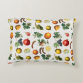 水彩果実地中海の模様 アクセントクッション (裏面)