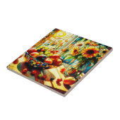 水彩果実花セラミックタイル タイル (側面)