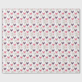 水彩柄のり花柄 ラッピングペーパー (フラット)