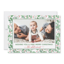 水彩柊とベリーの写真