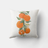 水彩柑橘類オレンジレモン クッション (裏面)