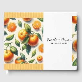 水彩柑橘類オレンジ離れ色 ゲストブック