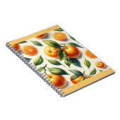 水彩柑橘類オ離れレン結婚ジュ ノートブック (右側)