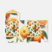 水彩柑橘類オ離れレン結婚ジュ フェイバーボックス (折り畳みなし)