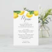 水彩柑橘類結婚。レモン植物園 メニュー (スタンド正面)