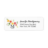 水彩柑橘類 ラベル (正面)