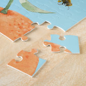 水彩柑橘類：手描き ジグソーパズル (側面)