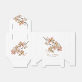 水彩柔らかいオレンジ色のピンクの春 フェイバーボックス (折り畳みなし)