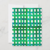 水彩格子 - 緑 シーズンカード (正面)