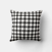 水彩格言クリスマスバッファロープレイド クッション (裏面)