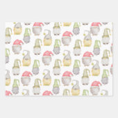 水彩格言クリスマス ラッピングペーパーシート (正面)