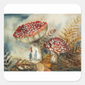 水彩格言 スクエアシール (正面)