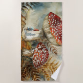 水彩格言 ビーチタオル (正面)