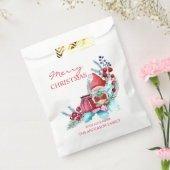 水彩格言&ポインセチア フェイバーバッグ (封をした状態)