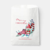 水彩格言&ポインセチア フェイバーバッグ (正面)
