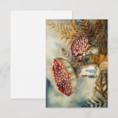 水彩格言 出欠カード (正面/裏面)