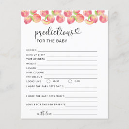 水彩桃の予測ベビー