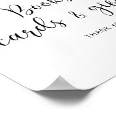 水彩桃の本カードギフトポスター ポスター (角)