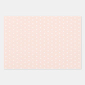 水彩桃の誕生日パーティー ラッピングペーパーシート (正面3)