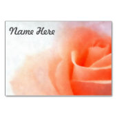 水彩桃バラ座席表 テーブルナンバー (裏面)