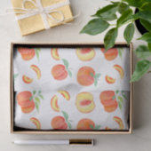 水彩桃パターンティッシュペーパー 薄葉紙 (ギフト)