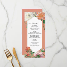 水彩桃ピンク牡丹結婚花