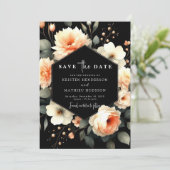 水彩桃ユニーク結婚ズ セーブザデート (スタンド正面)