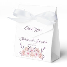 水彩桃色の花結婚の様に