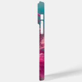 水彩桃色ファンタジー菊 Case-Mate iPhoneケース (裏面 / 左)