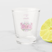 水彩桃花花花花花花花花花花花花花花花花花花花花花花花花花花花花花花花花花花花花花花花花花花花花花花花 ショットグラス (裏面)