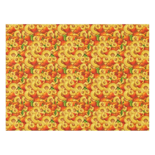 水彩桃 テーブルクロス (正面(横))