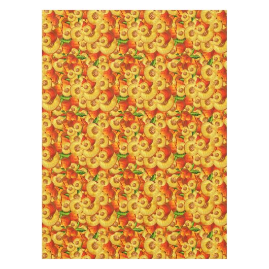 水彩桃 テーブルクロス (正面)