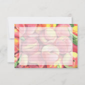 水彩桃 – レシピカード (裏面)