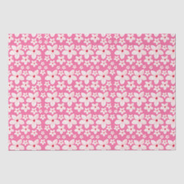 水彩桜ピンク花継ぎ目なし模様 薄葉紙