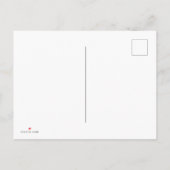 水彩桜 | さくらんぼの花が日付を保存 案内ポストカード (裏面)