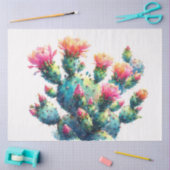 水彩梨サボテンのデカ絵を描ップページ 薄葉紙 (クラフト)